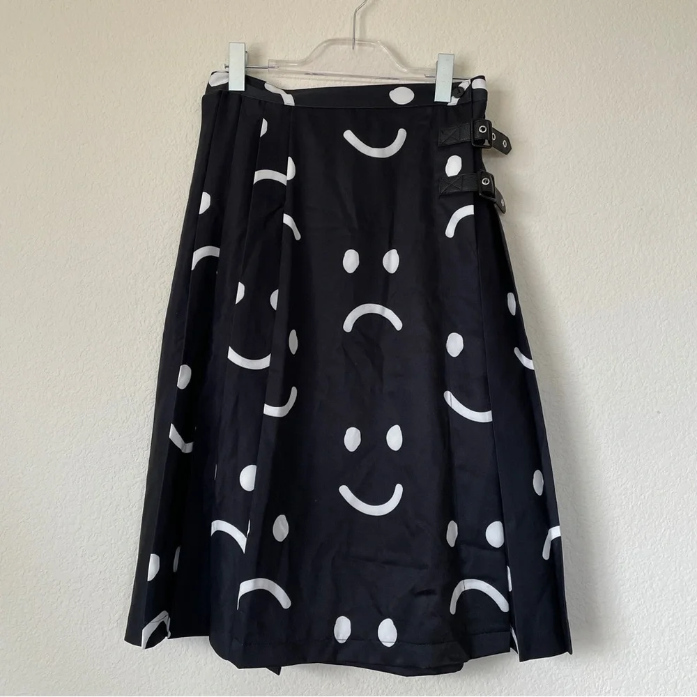 Lazy Oaf Happy Sad Kilt Skirt - Picture 1 of 7